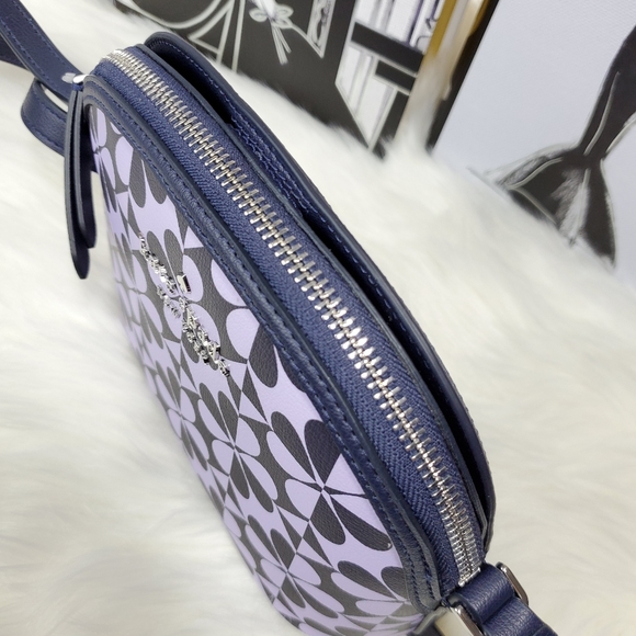 NWT Kate Spade Hollie Spade clover geo dome xbody - Picture 5 of 6